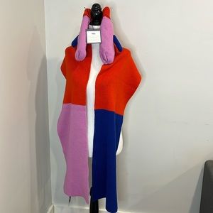 Indigo Family Collection Scarf and Mitt Set